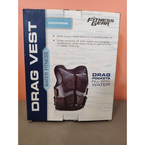 Fitness Gear Neoprene Drag Vest Black - Picture 4 of 5